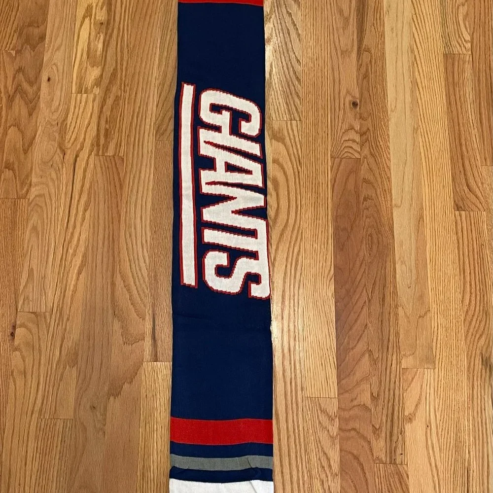 RARE 2016 New York Giants NFL Rally Pack Scarf Magnet Poster NWOT